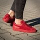 dámske tenisky (obuv) PUMA SUEDE CLASSIC CASUAL EMBOSS 36137203w farba červená