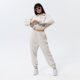 dámske nohavice REEBOK NOHAVICE  CL AE ARCHIVE FIT FT PANT hh9744 farba béžová
