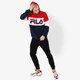 pánska mikina FILA MIKINA NIGHT BLOCKED HOODIE 687001g06 farba tmavomodrá