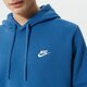 pánska mikina NIKE MIKINA S KAPUCŇOU NIKE SPORTSWEAR CLUB FLEECE bv2654-407 farba modrá