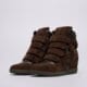 dámske tenisky (obuv) NOKWOL EDEN BROWN LEATHER SUEDE nkedenbrown farba hnedá