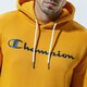 pánska mikina CHAMPION MIKINA S KAPUCŇOU HOODED SWEATSHIRT 214743os033 farba horčicová