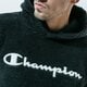 pánska mikina CHAMPION FLÍSOVÁ MIKINA HOODED TOP 214973kk001 farba čierna