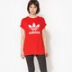 dámske tričko ADIDAS TRIČKO SS BF TREFOIL bj8285 farba červená