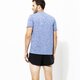 pánske tričko UNDER ARMOUR TRIČKO SS RUN FRONT GRAPHIC SS 1316844-574 farba modrá