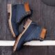 pánska vychádzková obuv TIMBERLAND PREMIUM 6 INCH BOOT 9653b farba tmavomodrá