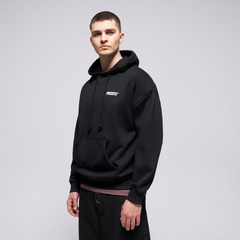 PROSTO MIKINA S KAPUCŇOU HOODIE WEAR THE STREET BLACK
