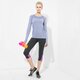 dámske nohavice UNDER ARMOUR LEGGINGS FLY BY RUN CAPRI 1271531016 farba čierna