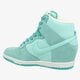 dámske tenisky (obuv) NIKE WMNS DUNK SKY HI  644877303 farba zelená