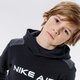 detská mikina NIKE MIKINA S KAPUCŇOU AIR BOY da0700-010 farba čierna