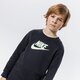 detská mikina NIKE MIKINA SPORTSWEAR CLUB FLEECE BOY cv9297-013 farba čierna