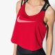 dámske top NIKE TRIČKO W NK DRY TRIČKO ELASTIKA GRX 898247-687 farba červená