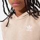 detská mikina ADIDAS MIKINA S KAPUCŇOU HOODIE GIRL hk2845 farba béžová