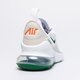 detské tenisky (obuv) NIKE AIR MAX 270 GS dx3063-100 farba biela