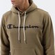 pánska mikina CHAMPION MIKINA S KAPUCŇOU HOODED SWEATSHIRT 214743gs044 farba khaki