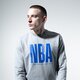 pánska mikina NEW ERA MIKINA NBA LEAGUE CREW LOGO NBA LOGO 11860114 farba sivá
