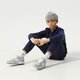 detská mikina JORDAN MIKINA JUMPMAN ESSENTIALS CREW BOY 95b130-u90 farba tmavomodrá