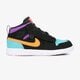 detské tenisky (obuv) JORDAN 1 MID ALT  ar6351-083 farba čierna