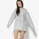 dámska mikina ADIDAS MIKINA SWEATSHIRT cd6921 farba sivá