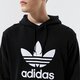 pánska mikina ADIDAS MIKINA S KAPUCŇOU TREFOIL HOODY h06667 farba čierna