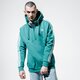 pánska mikina ADIDAS MIKINA S KAPUCŇOU 3-STRIPES HZ fm3766 farba zelená