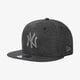 pánska šiltovka NEW ERA ČIAPKA JERSEY ESSENTIAL 9FIFTY NYY GREY NEW YORK YAN 80636073 farba sivá