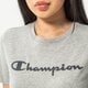 dámske tričko CHAMPION TRIČKO CREWNECK TRIČKO 114911em006 farba sivá