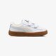 detské tenisky (obuv) PUMA BASKET CLASSIC GUM DELUXE V INF  36508001 farba biela