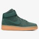 pánske tenisky (obuv) NIKE AIR FORCE 1 HIGH '07 LV8 SUEDE aa1118300 farba zelená