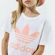 detské tričko ADIDAS TRIČKO GIRLS' TREFOIL BOYFRIEND GIRL h35618 farba biela