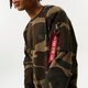 pánska mikina ALPHA INDUSTRIES MIKINA X - FIT SWEAT CAMO 158320c-408 farba viacfarebná