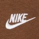 pánska mikina NIKE MIKINA S KAPUCŇOU M NK CLUB BB PO HOODIE fn3859-235 farba hnedá