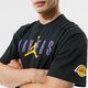 pánske tričko NIKE TRIČKO LAL M NK CTS JDN STMT SS TEE NBA da6512-010 farba čierna