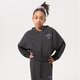 detská mikina NIKE MIKINA G NSW TREND FLC FZ HOODIE GIRL dv2565-045 farba čierna