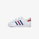 detské tenisky (obuv) ADIDAS SUPERSTAR EL I  fv3691 farba biela