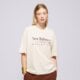 dámske tričko NEW BALANCE TRIČKO TRACKSIDE OVERSIZED TRIČKO wt6297mklit farba béžová