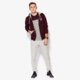 pánska mikina ADIDAS MIKINA ES FZ HOODY ay8269 farba bordová