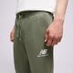 pánske nohavice NEW BALANCE NOHAVICE  ESSENTIALS STACKED LOGO mp31539don farba zelená