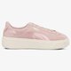 dámske tenisky (obuv) PUMA SUEDE PLATFORM SATIN 36582803 farba ružová