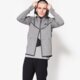 pánska mikina NIKE MIKINA NSW TCH FLC WR HOODIE FZ 805144091 farba sivá
