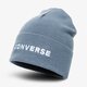 detská čiapka CONVERSE ČIAPKA ZIMNÁ NOVA BEANIE 10017419-a03 farba sivá