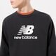 pánska mikina NEW BALANCE MIKINA NB ESSENTIALS LOGO CREW mt31538bk farba čierna