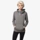 dámska mikina NIKE MIKINA CLUB FUNNEL HOODY 729297071 farba sivá