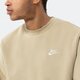 pánska mikina NIKE MIKINA NIKE SPORTSWEAR CLUB FLEECE bv2662-250 farba béžová