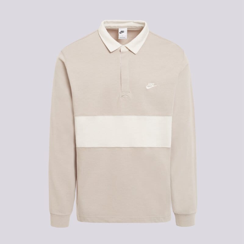 NIKE POLO M NK CLUB LS RUGBY TOP
