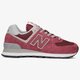 dámske tenisky (obuv) NEW BALANCE WL574ER wl574er farba bordová