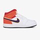 detské tenisky (obuv) AIR JORDAN 1 MID  554725-128 farba biela
