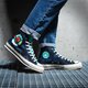 pánske tenisky (obuv) CONVERSE CHUCK 70 UNITY FLORAL PRINT 172824c farba čierna