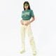 dámske tričko ELLESSE TRIČKO ALLOUI OVERSIZED TRIČKO DGREEN sgp16699502 farba zelená