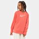 detská mikina NIKE MIKINA G NSW FT BF CREW GIRL dm8210-603 farba ružová